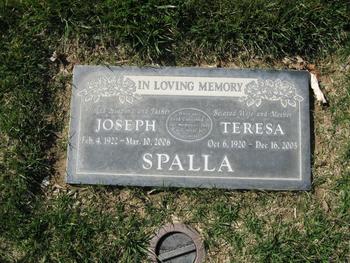 Spalla,   Teresa gravesite