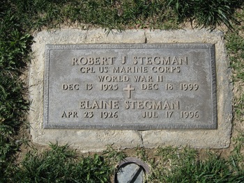 Stegman,   Robert J. gravesite