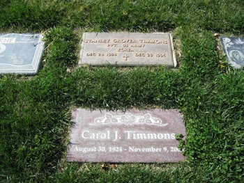 Timmons,   Carol J. gravesite
