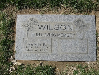 Wilson, Melvin R. gravesite