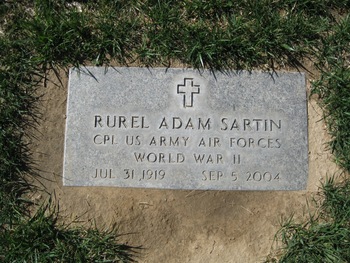 Sartin,   Rurel Adam gravesite