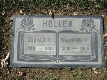 Holler,   Donald Earl gravesite