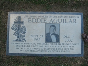 Aguilar,   Eddie gravesite