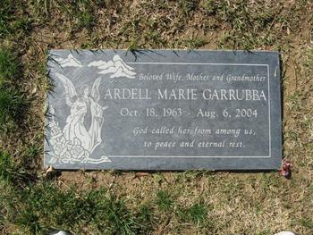 Garrubba,   Ardell Marie gravesite