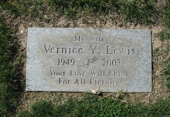 Lewis,   Vernice Y. gravesite