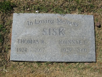 Sisk,   Thomas R. gravesite