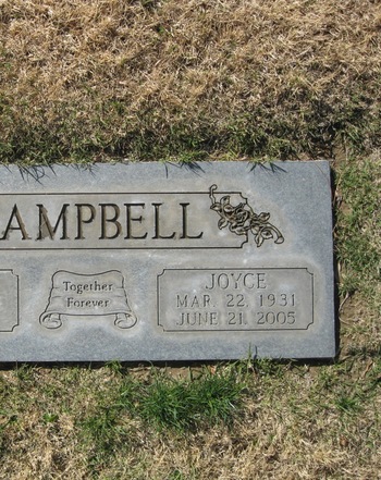 Campbell,   Joyce gravesite
