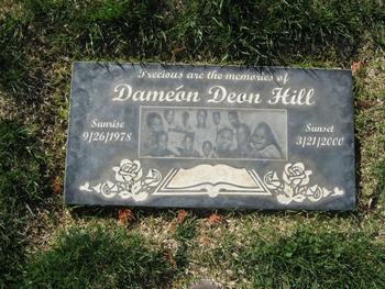 Hill,   Dameon Deon gravesite
