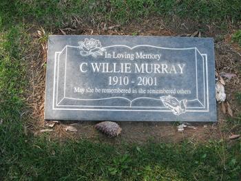 Murray,   C. Willie gravesite