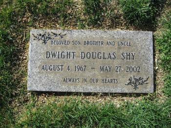 Shy,   Dwight Douglas gravesite