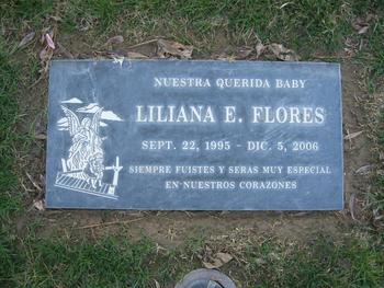 Flores,   Liliana E. gravesite