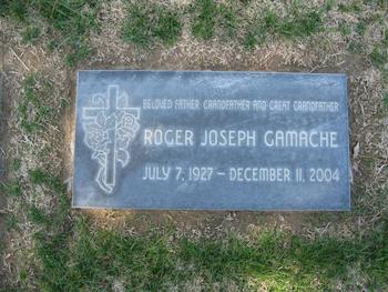 Gamache,   Roger Joseph gravesite