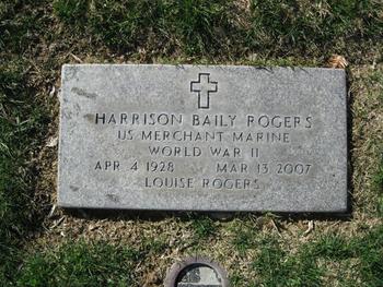 Rogers,   Harrison Baily gravesite