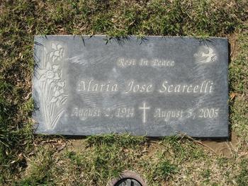 Scarcelli,   Maria Jose gravesite