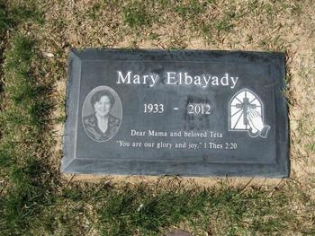 Elbayady,   Mary gravesite