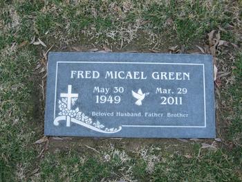 Green,   Fred Micael gravesite