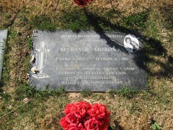 Morones,   Maria gravesite