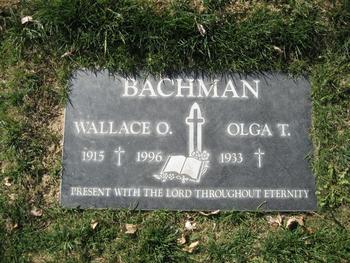 Bachman,   Olga T. gravesite
