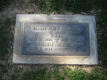 Neufeld, Eldin Joey gravesite