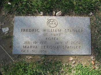 Stanley,   Fredric William gravesite