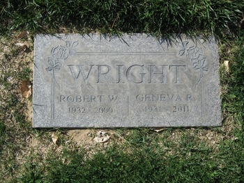 Wright,   Geneva Ruth gravesite