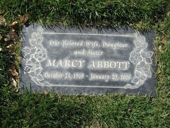 Abbott,   Marcy gravesite