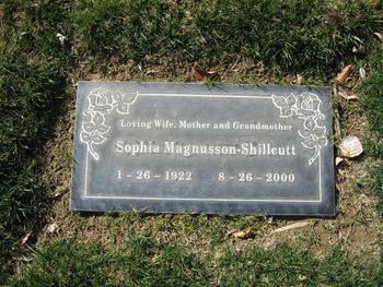 Shillcutt,   Sophia gravesite