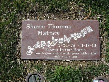 Matney,   Shaun Thomas gravesite