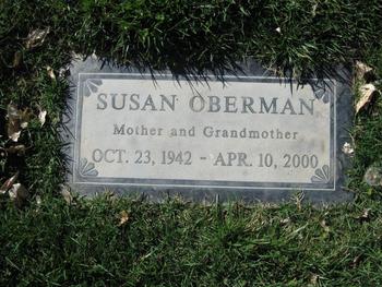 Oberman,   Susan gravesite