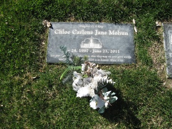 Mohun,   Chloe Carlene Jane gravesite