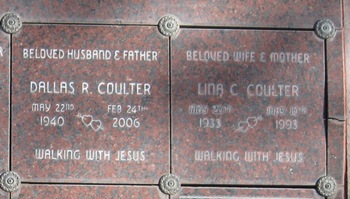 Coulter,   Dallas R. gravesite