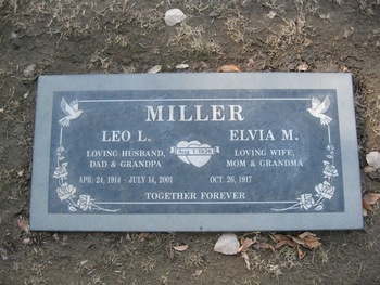 Miller,   Leo L. gravesite