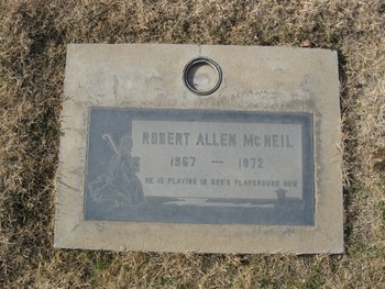 McNeil,   Robert Allen gravesite
