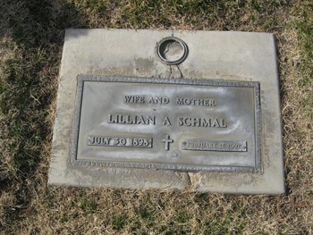 Schmal,   Lillian A. gravesite