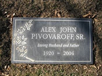 Pivovaroff, Alejandro Ivanovich ('Alex John') gravesite