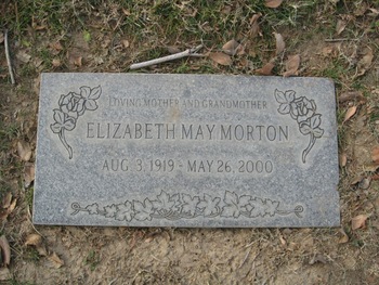 Morton,   Elizabeth May gravesite