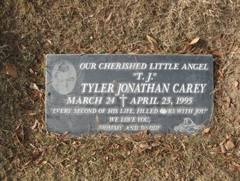 Carey,   Tyler Jonathon gravesite