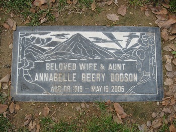 Dodson,   Annabelle Irene gravesite