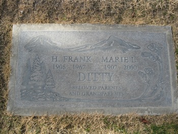 Ditty,   Marie L. gravesite