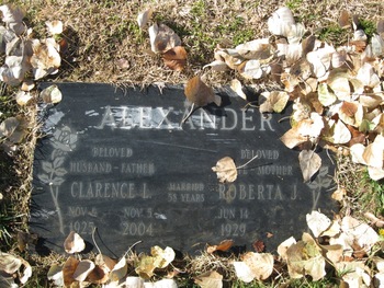 Alexander, Clarence Lester gravesite