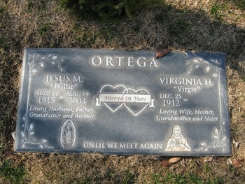 Ortega,   Jesus M. gravesite