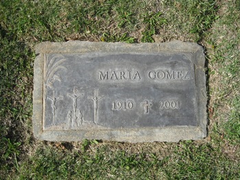 Gomez,   Maria E. gravesite