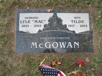 McGowan,   Tilde gravesite