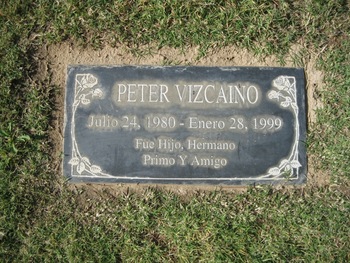 Vizcaino,   Peter gravesite