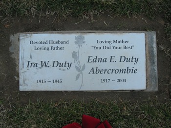 Abercrombie, Edna Elizabeth gravesite