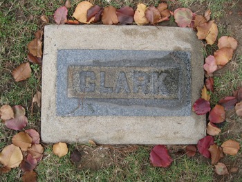 Cushman,   Clark gravesite