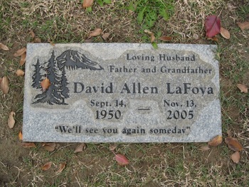 LaFoya,   David Allen gravesite