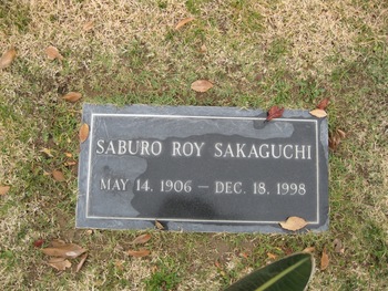 Sakaguchi, Saburo Roy gravesite