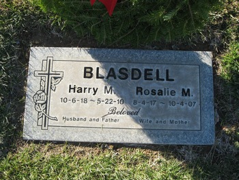 Blasdell,   Rosalie Mabel gravesite