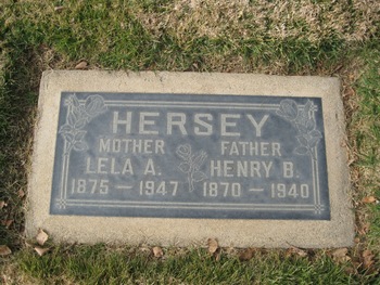 Hersey,   Lela Agusta gravesite